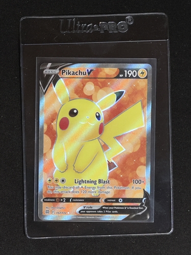 2022 Pokémon Brilliant Stars #157 Pikachu V — front