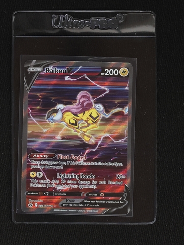 2023 Pokémon Crown Zenith GG41 Raikou V — front