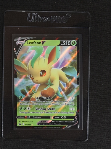 2023 Pokémon TCG Sword & Shield Crown Zenith #013 Leafeon V — front