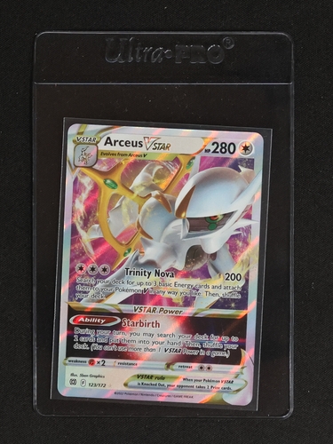 2022 Pokémon TCG Brilliant Stars #123 Arceus VSTAR — front