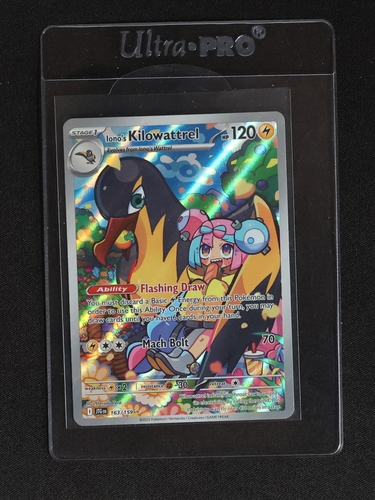 2023 Pokémon Sv09 #163 Iono's Kilowattrel — front