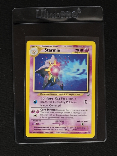 2001 Pokémon Neo Revelation #25 Starmie — front