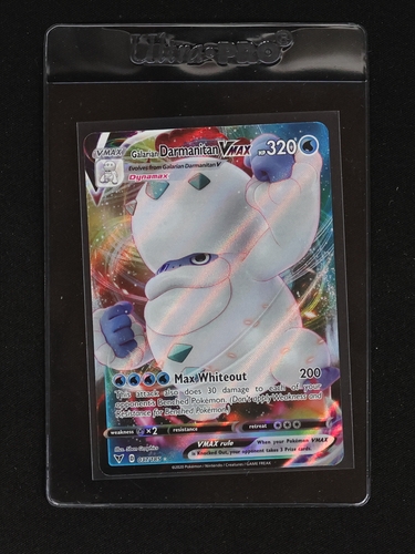 2020 Pokémon TCG Vivid Voltage #037 Galarian Darmanitan VMAX — front