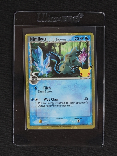 2021 Pokémon SWSH136 Mimikyu Delta Species Black Star Promo — front