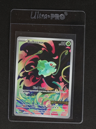 Pokémon TCG 133/132 Bulbasaur Mega Evolution Full Art — front