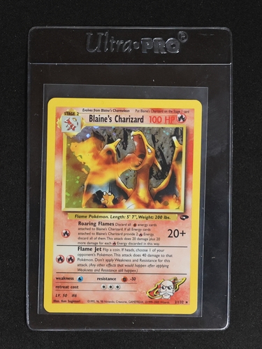 2000 Pokémon Gym Challenge #2 Blaine's Charizard — front