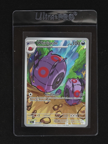 2025 Pokémon SV: Black Bolt #133 Whirlipede — front