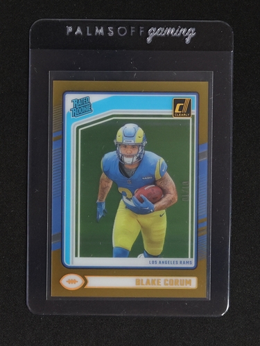 2024 Panini Clearly Donruss #76 Blake Corum Rated Rookie — front