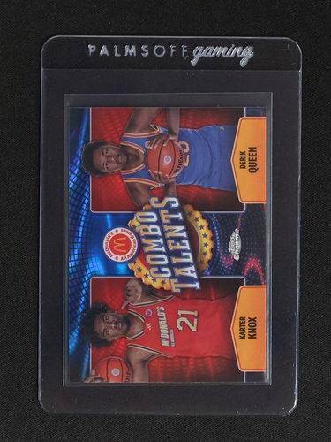 2024 Topps Chrome McDonald's All American #COT-KAK Karter Knox / Derik Queen Combo Talents — front