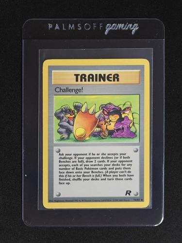 2000 Pokémon Team Rocket #74 Challenge! — front