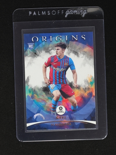 2021 Panini Chronicles Origins #86 Gavi Rookie FC Barcelona — front