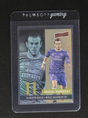 2016-17 Panini Aficionado Magic Numbers #MN-11 Gareth Bale — front