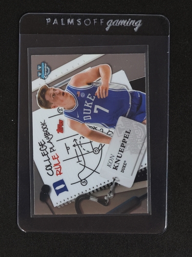 2024-25 Bowman University Chrome #CRP-13 Kon Knueppel College Rule Playbook — front