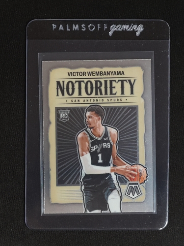 2023-24 Panini Mosaic #5 Victor Wembanyama Notoriety — front