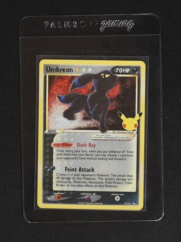 2007 Pokémon #17 Umbreon Star — front