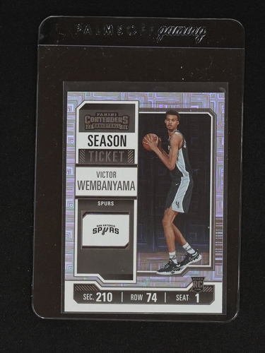 2023-24 Panini Contenders Season Ticket #11 Victor Wembanyama — front