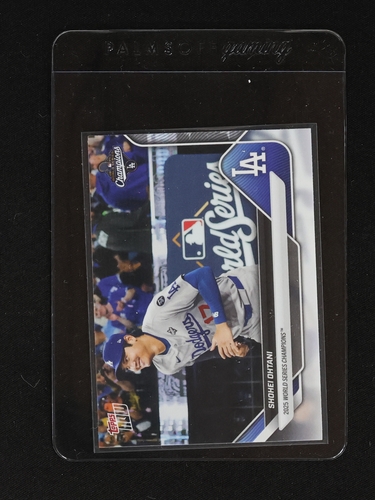 2025 Topps Now World Series Champions #WS-1SP Shohei Ohtani — front