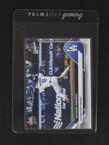 2025 Topps Now #WS-10 Yoshinobu Yamamoto — front