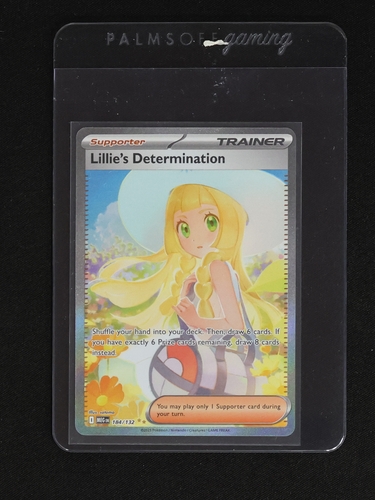 2022 Pokémon ME01: Mega Evolution #184 Lillie's Determination — front