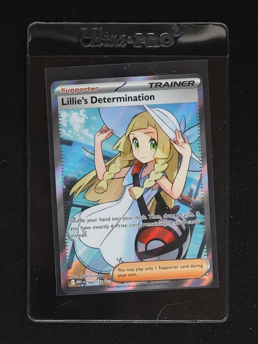 2023 Pokémon TCG Mega Evolution #169 Lillie's Determination — front