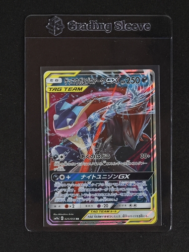 2019 Pokémon SM9a #025 Greninja & Zoroark GX — front