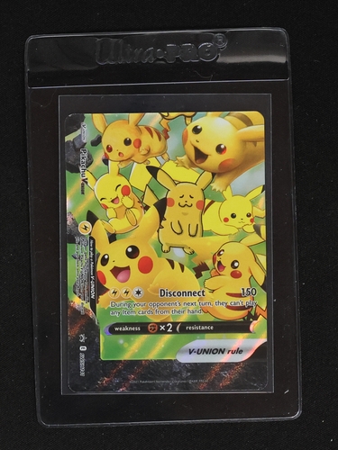 2021 Pokémon SWSH141 Pikachu V-Union — front