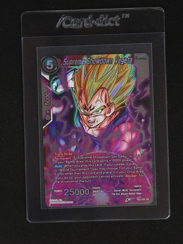 2018 Dragon Ball Super Card Game #TB2-005 Supreme Showdown Vegeta — front