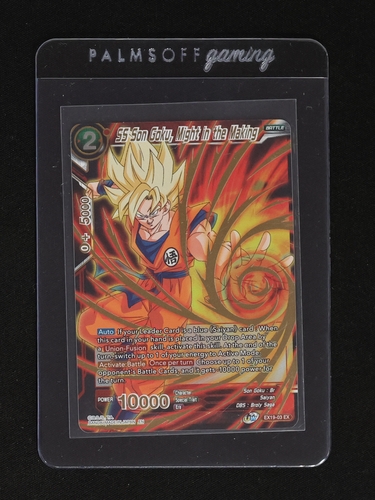 2021 Dragon Ball Super Card Game EX19-03 SS Son Goku, Might in the Making — front