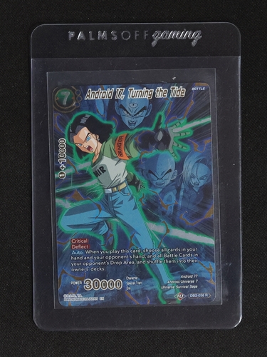 2021 Dragon Ball Super Card Game DB2-036 Android 17, Turning the Tide — front