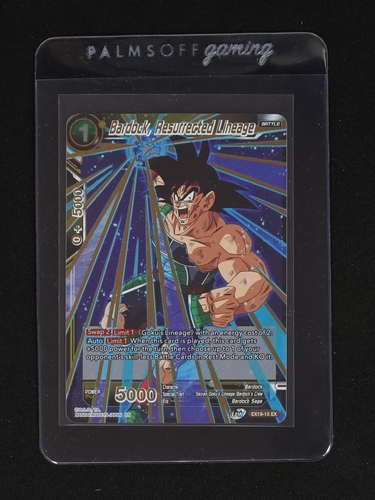 Dragon Ball Super CCG EX19-15 Bardock, Resurrected Lineage — front