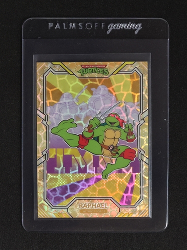 2025 Teenage Mutant Ninja Turtles Super7 Raphael Holo Card — front