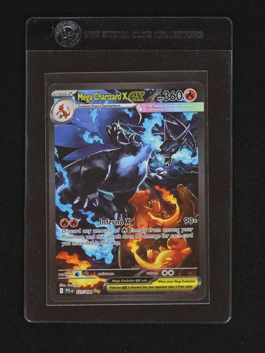 Mega Charizard X ex 125/094 Me02: Phantasmal Flames — front