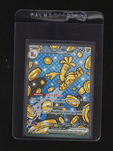 2025 Pokémon Prismatic Evolutions #164 Gholdengo EX — front