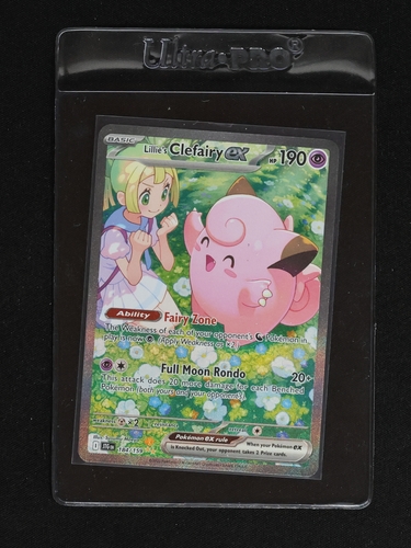 2025 Pokémon Journey Together #184 Lillie's Clefairy EX — front