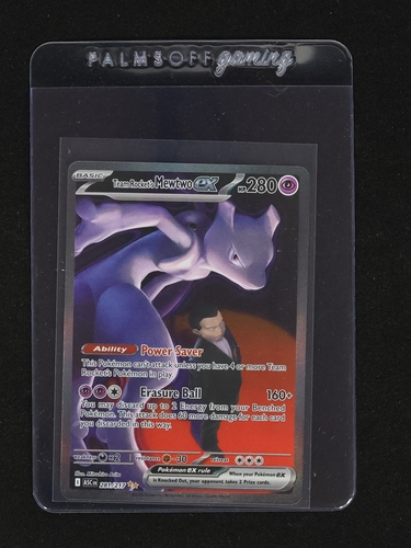 2023 Pokémon Ascended Heroes #281 Team Rocket's Mewtwo EX — front