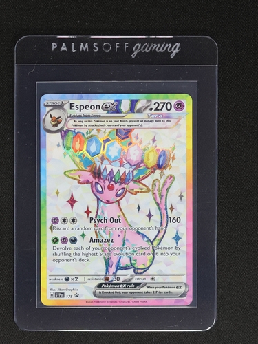 2022 Pokémon SV Scarlet & Violet #175 Espeon ex — front