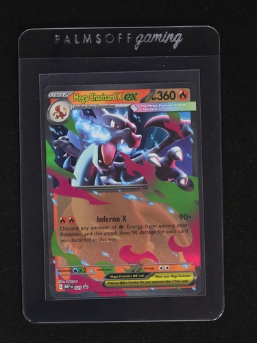 2025 Pokemon TCG Phantasmal Flames #013 Mega Charizard X ex — front