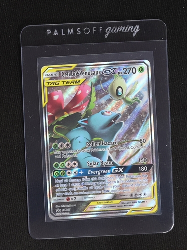 2019 Pokémon SM167 Celebi & Venusaur GX — front