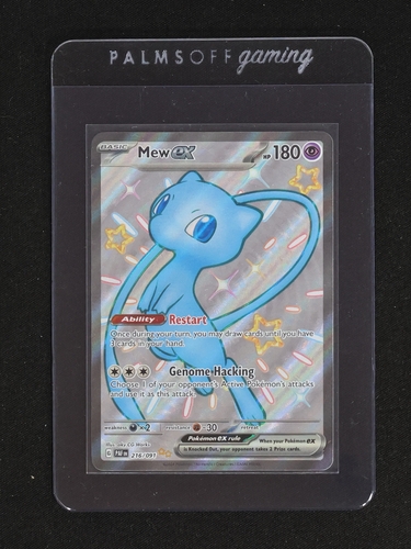 2023 Pokémon TCG Paldean Fates #216 Mew EX — front