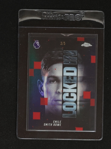 2026 Topps Chrome Premier League Emile Smith Rowe Locked In — front