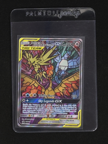 2019 Pokémon SM210 Moltres & Zapdos & Articuno GX TAG TEAM Promo — front