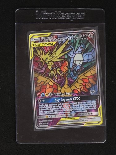 2016 Pokémon SM210 Moltres & Zapdos & Articuno GX TAG TEAM Promo — front