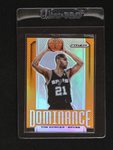 2018-19 Panini Prizm Dominance #27 Tim Duncan — front