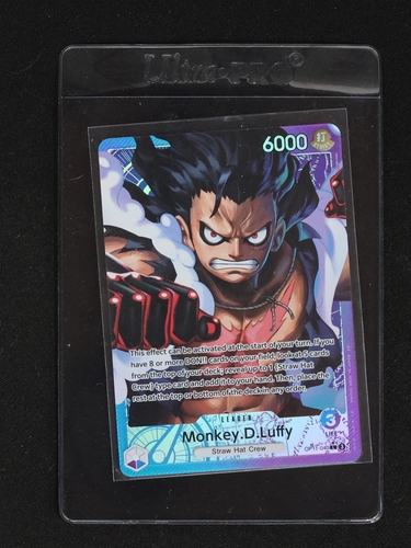 One Piece Card Game OP11-040 Monkey D. Luffy A Fist of Divine Speed Alternate Art — front