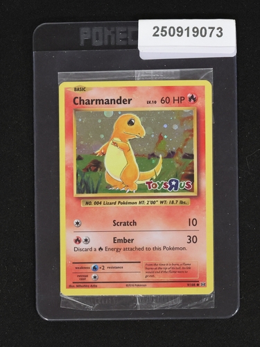 2016 Pokémon XY Evolutions #9 Charmander Toys R Us Promo — front