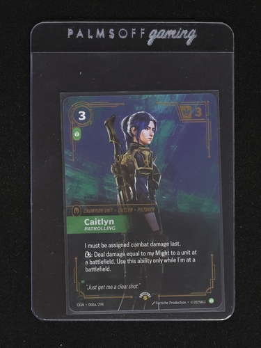 2025 League of Legends Riftbound Origins #068 Caitlyn Patrolling — front