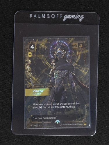 League of Legends Riftbound Origins #246b Viktor Leader — front