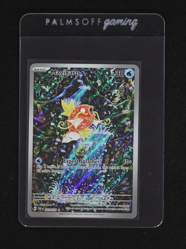 2023 Pokémon Paldea Evolved #203 Magikarp Illustration Rare Full Art Holo — front