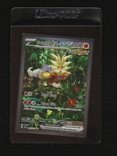 2024 Pokemon SV05: Temporal Forces #204/162 Gouging Fire ex — front
