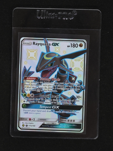 2018 Pokémon #177A/168 Rayquaza GX — front
